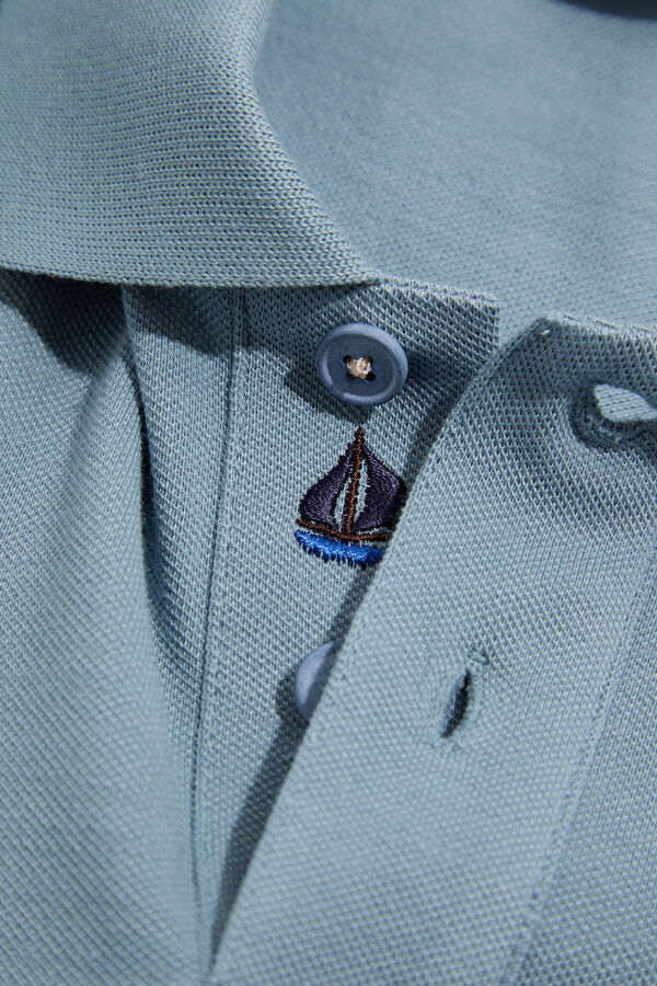 Blue Men's T-Shirt 4