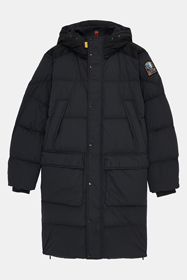 Long Bear Black Men's Coat