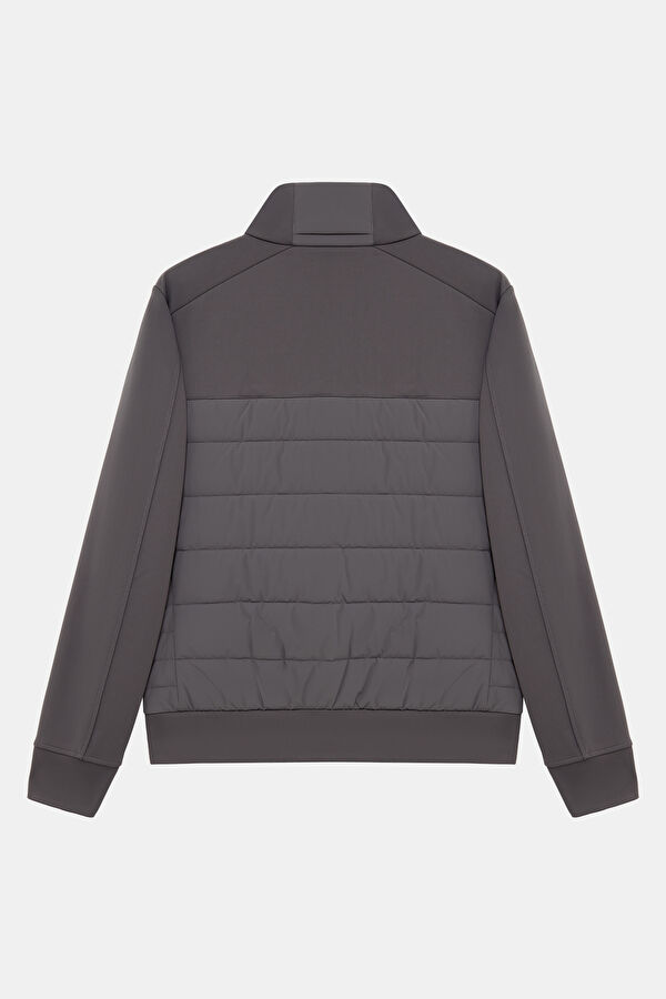 Grey Zip-Up Men's Jacket 2