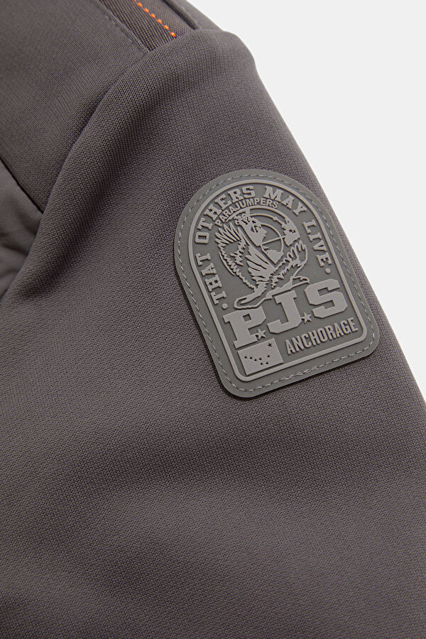 Grey Zip-Up Men's Jacket 4