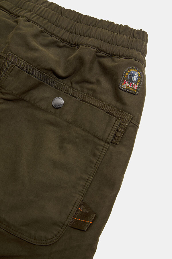 Khaki Wide Leg Men's Trousers 6