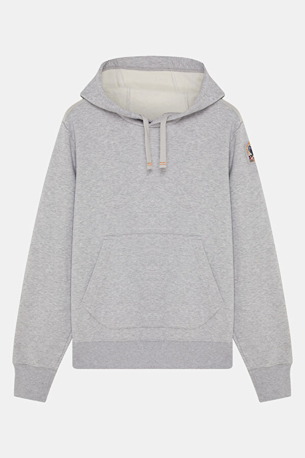 Gray Hooded Men's Sweatshirt