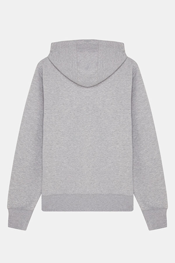 Gray Hooded Men's Sweatshirt 2