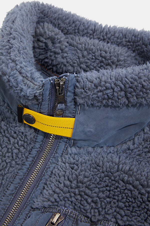 Navy Blue Zip-Up Men's Jacket 3