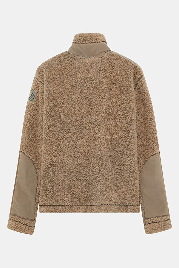 Beige Zip-Up Men's Jacket 2