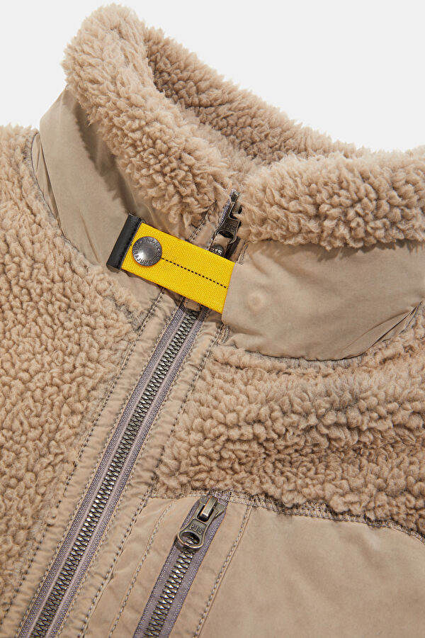 Beige Zip-Up Men's Jacket 3