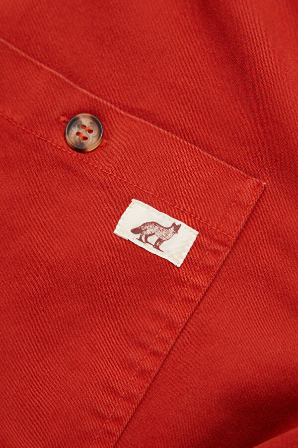 Men's Cotton Elastane Jacket with Red Buttons 7
