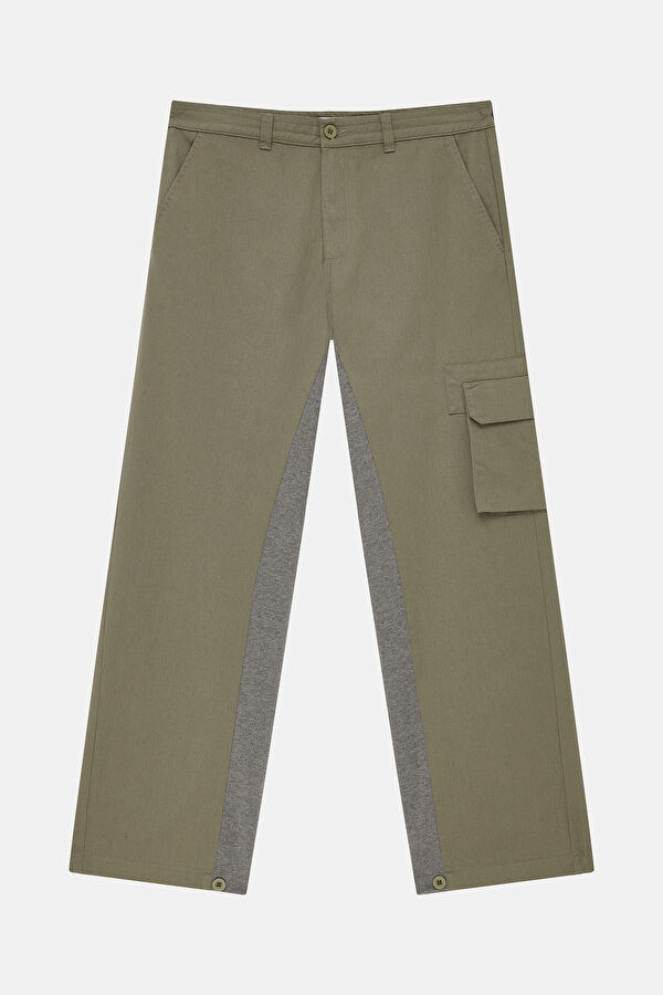 Coffee Wide Leg Men's Trousers