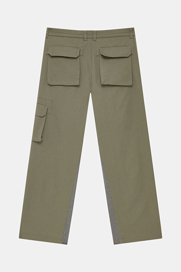 Coffee Wide Leg Men's Trousers 2