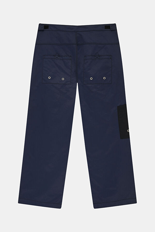 Black Wide Leg Men's Trousers 2