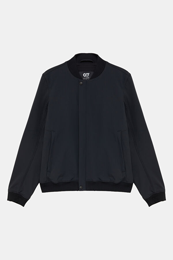 Black Zip-Up Men's Jacket