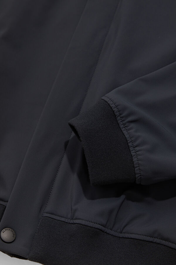 Black Zip-Up Men's Jacket 5