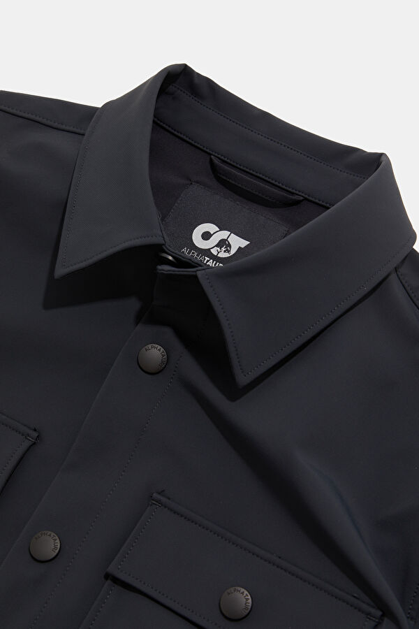 Relax Fit Navy Blue Men's Shirt 3