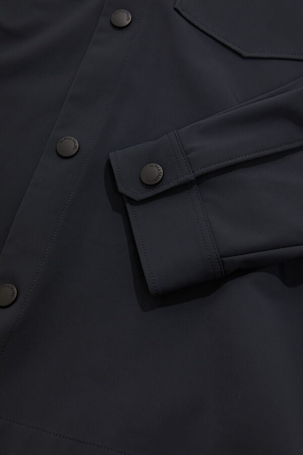 Relax Fit Navy Blue Men's Shirt 5