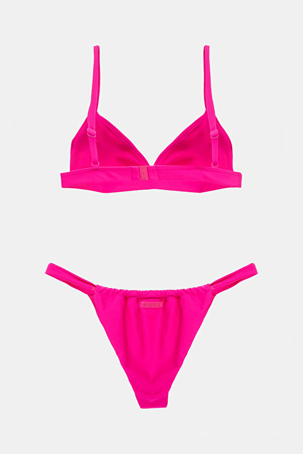 Fuşya Bağlamalı Bikini 2