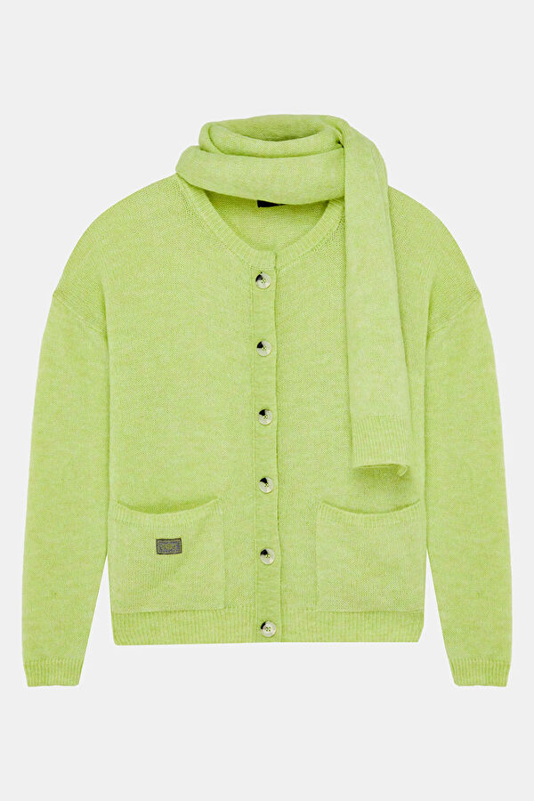 Green Women's Cardigan