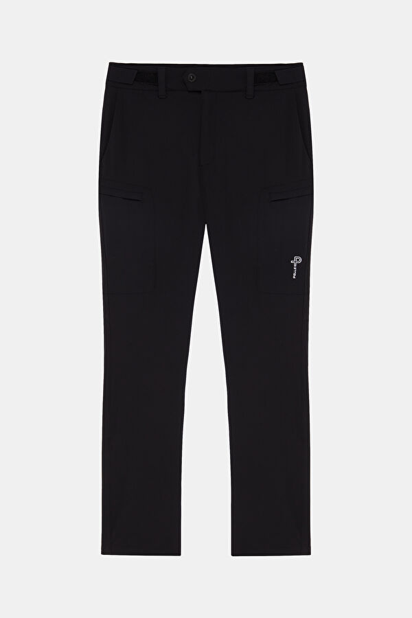 Black Straight Leg Men's Trousers