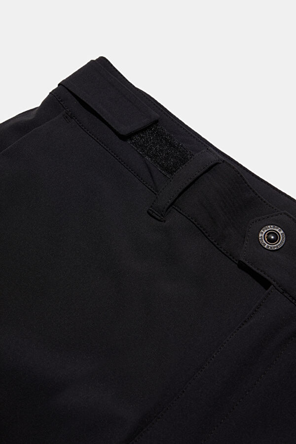Black Straight Leg Men's Trousers 3