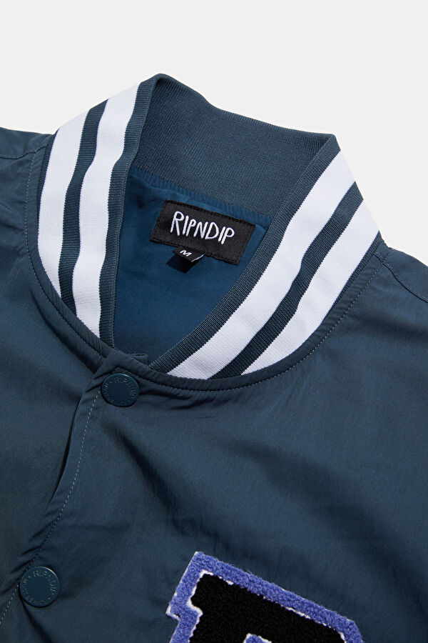 Navy Blue Zip-Up Men's Jacket 3