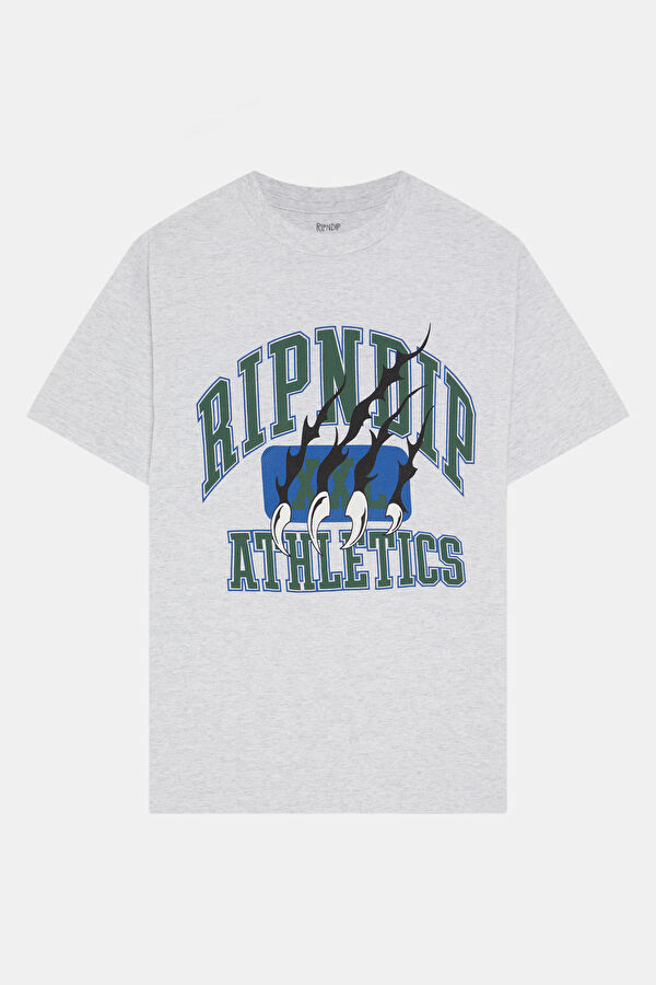 Relax Fit Anthracite Crew Neck Printed Men's T-Shirt