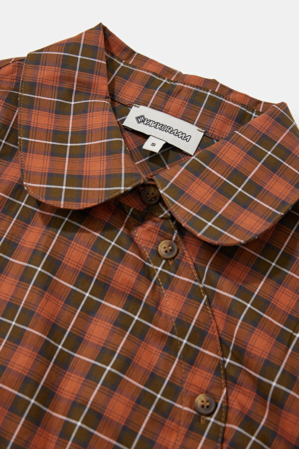 Multicolored Plaid Women's Shirt 7