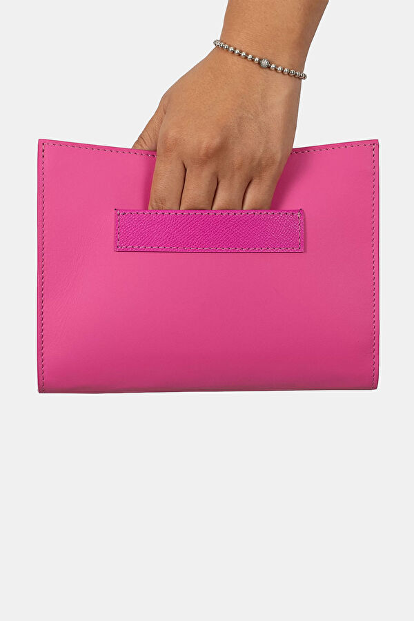 Pink Leather Bag 5
