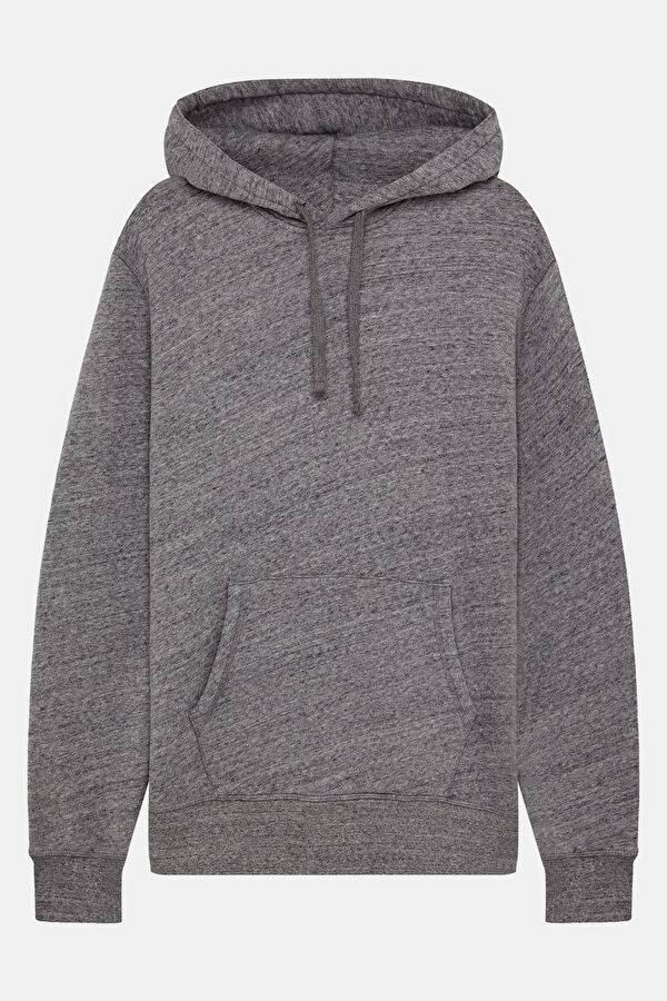 Gray Hooded Men's Sweatshirt