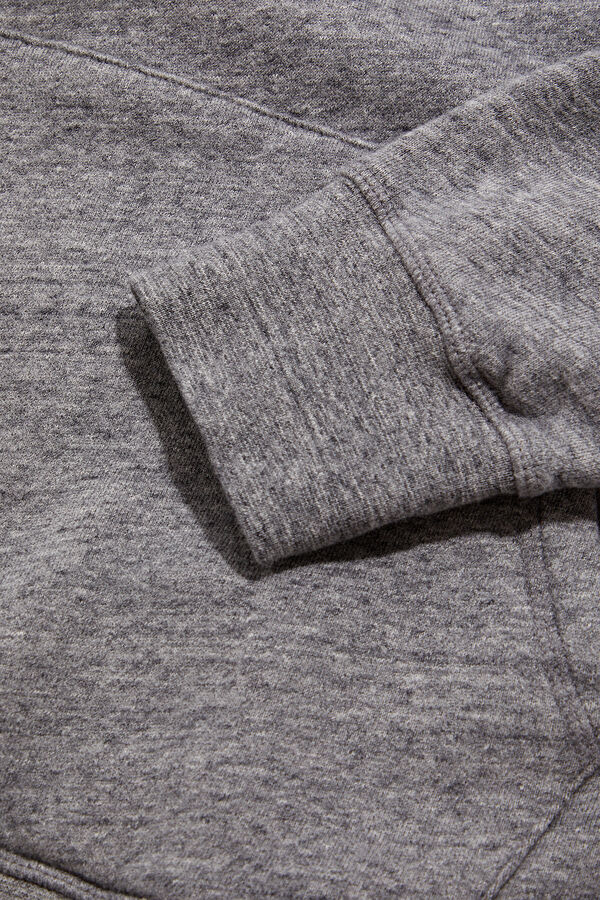 Gray Hooded Men's Sweatshirt 4