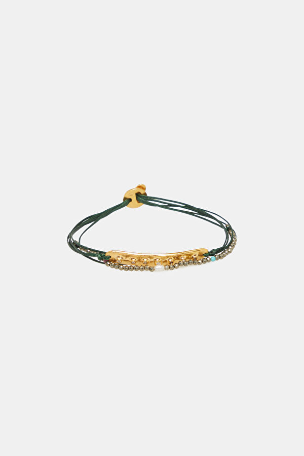 Khaki Silver Bracelet