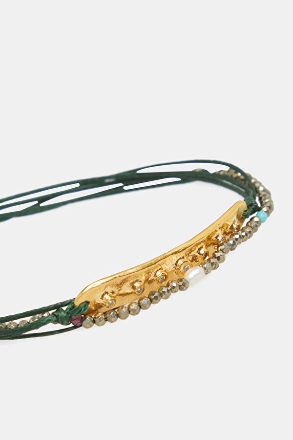 Khaki Silver Bracelet 3