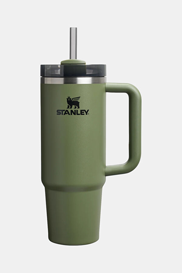 The Quencher H2.O FlowState Haki Pipetli Termos Bardak 0.89 Lt