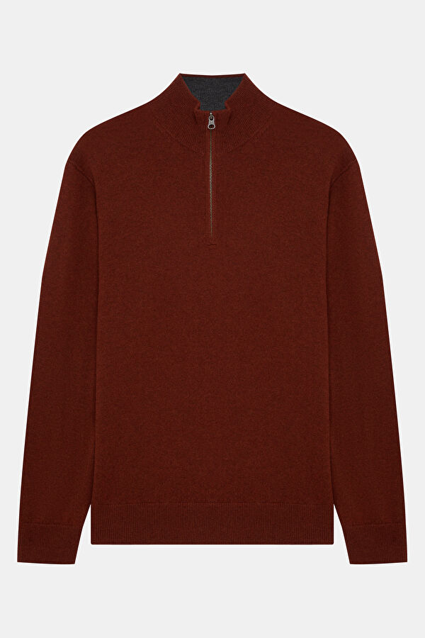 Burgundy Wool/Cashmere Men's Sweater