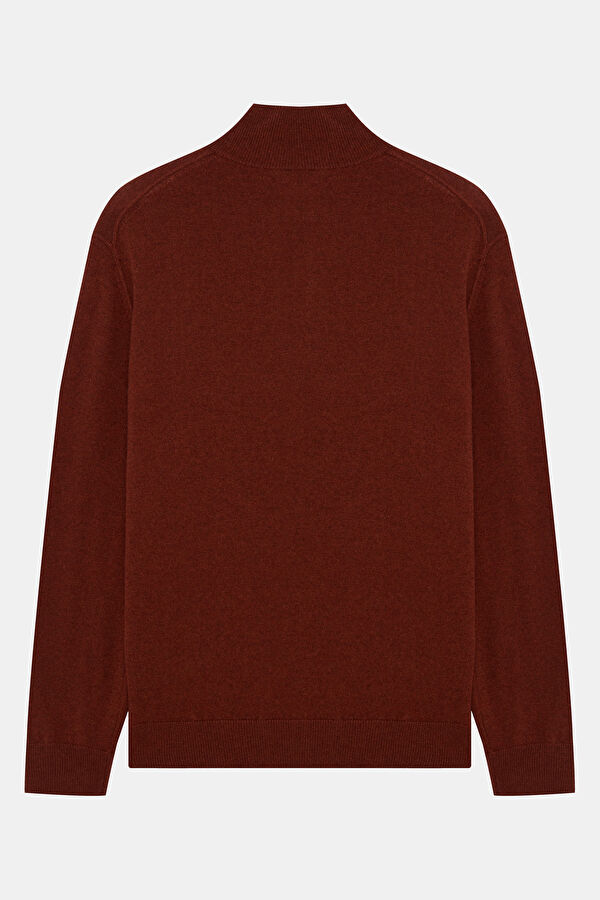 Burgundy Wool/Cashmere Men's Sweater 2