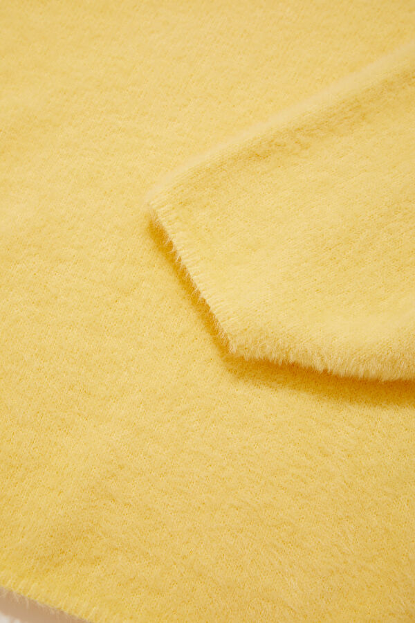 Yellow Knitted Women's Sweater 8