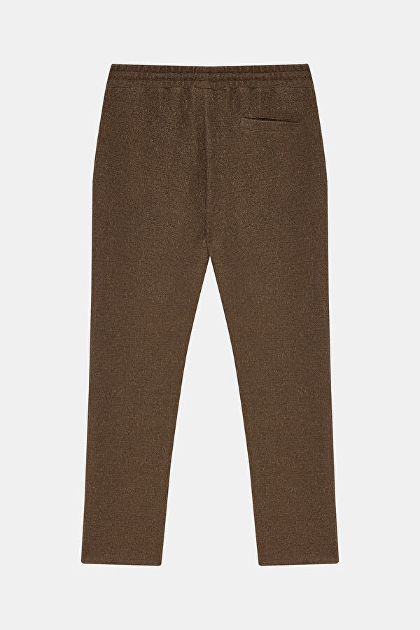 Coffee Brown Straight Leg Sport Men's Trousers 2