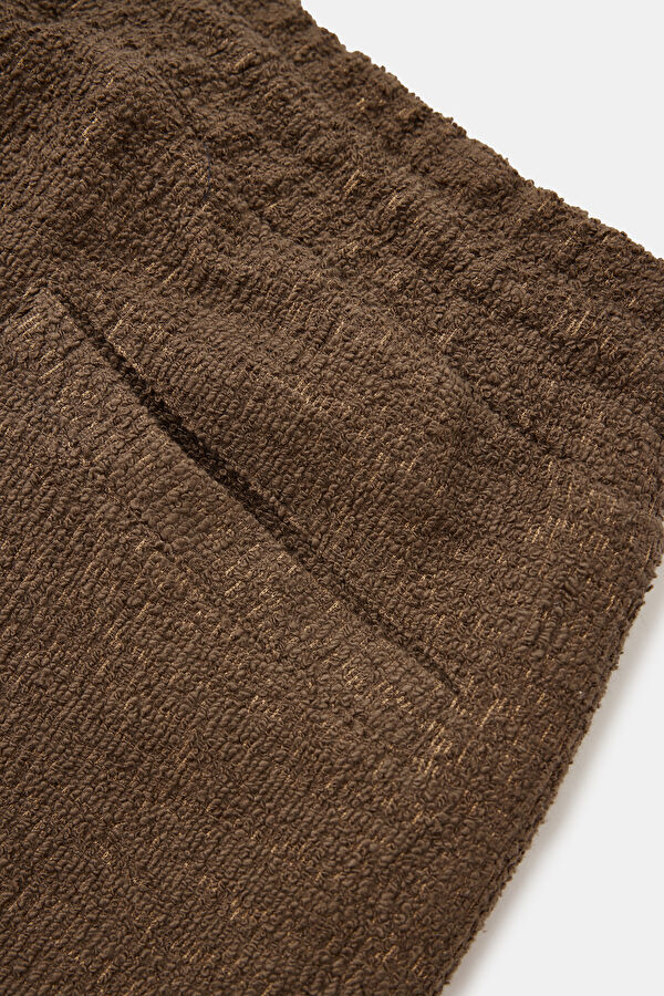Coffee Brown Straight Leg Sport Men's Trousers 4