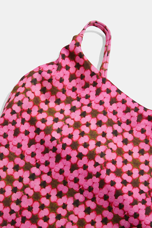 Multicolored Patterned Kids Swimsuit 3