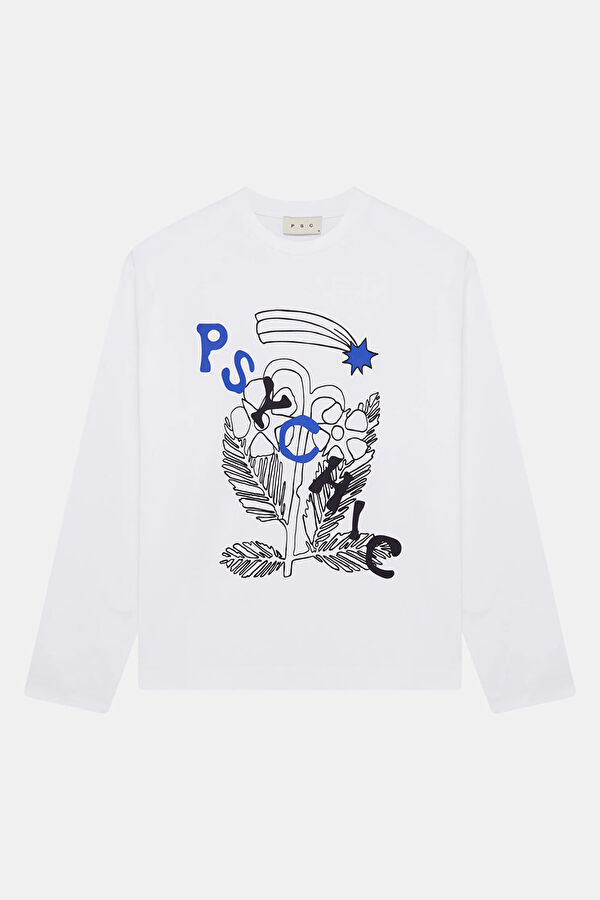 White Printed Women's T-Shirt