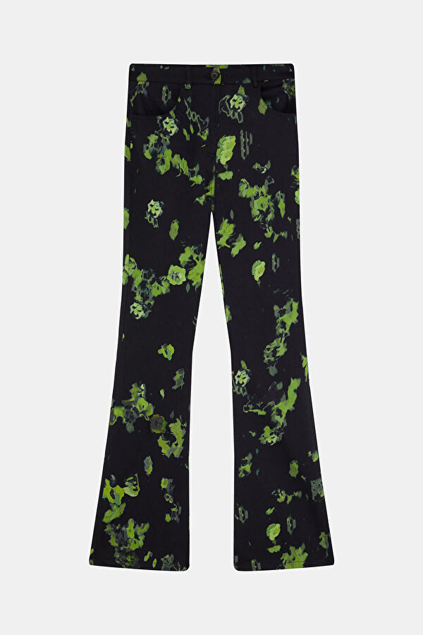 Çok Renkli Slim Fit Kadın Pantolon