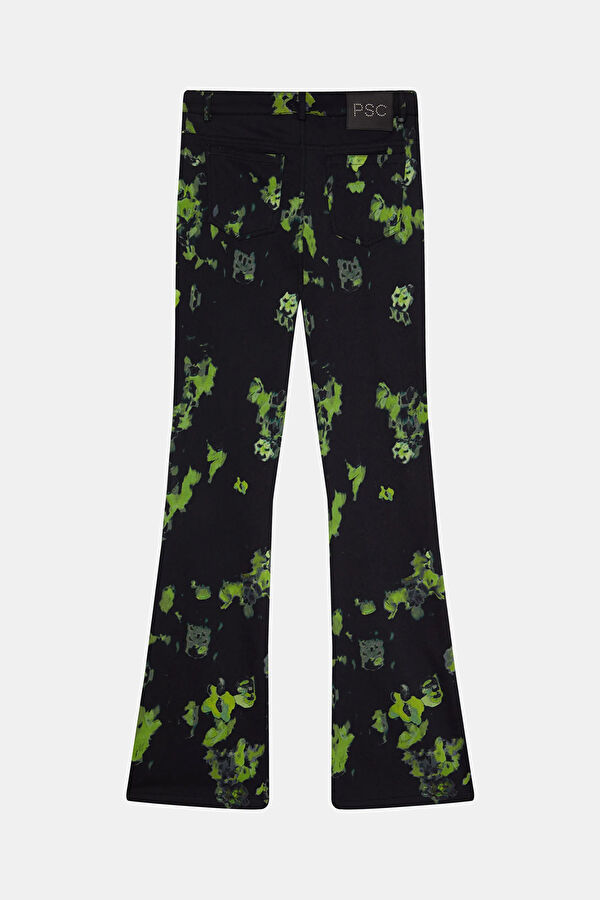 Çok Renkli Slim Fit Kadın Pantolon 2