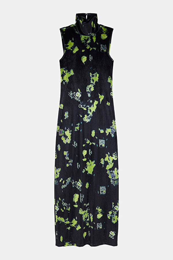 Colorful Patterned Women's Dress