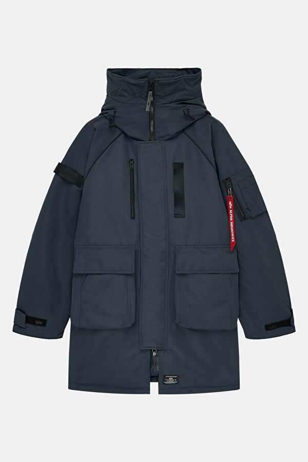 Lacivert Erkek Parka