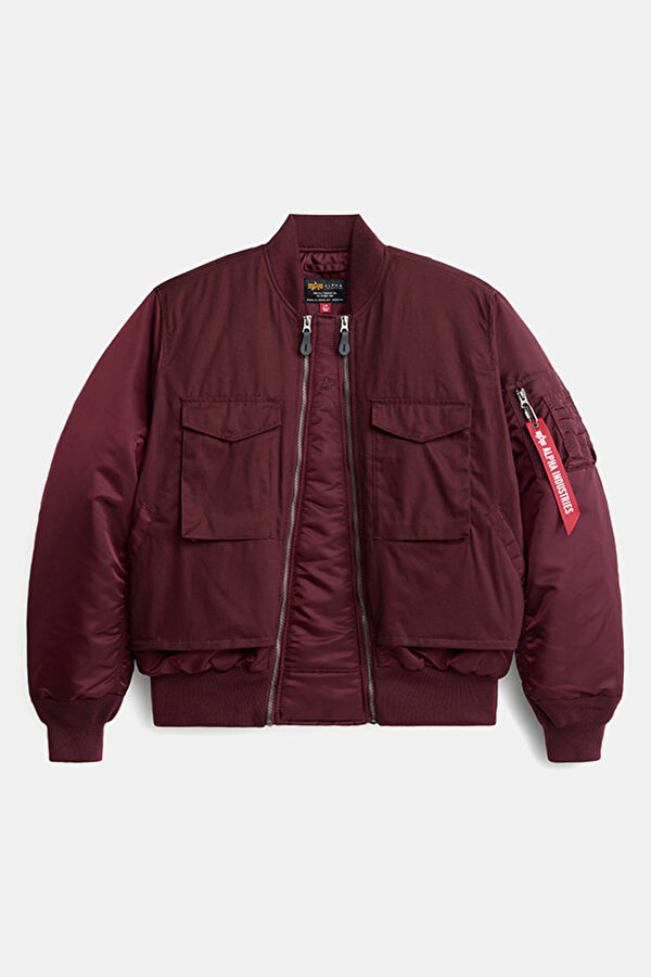 Burgundy Men's Jacket