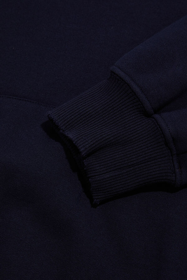 Lacivert Kapuşonlu Erkek Sweatshirt 4
