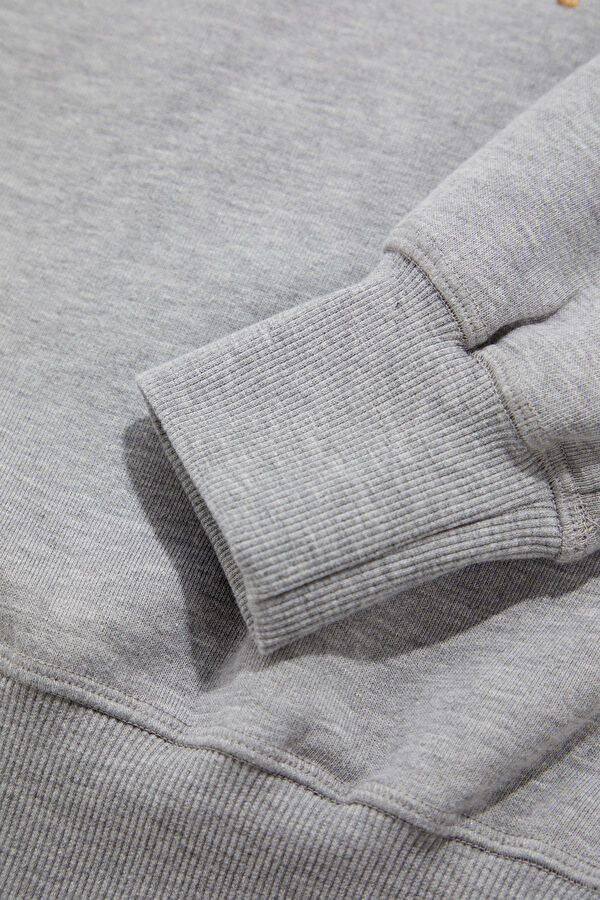 Gray Crew Neck Men's Sweatshirt 5