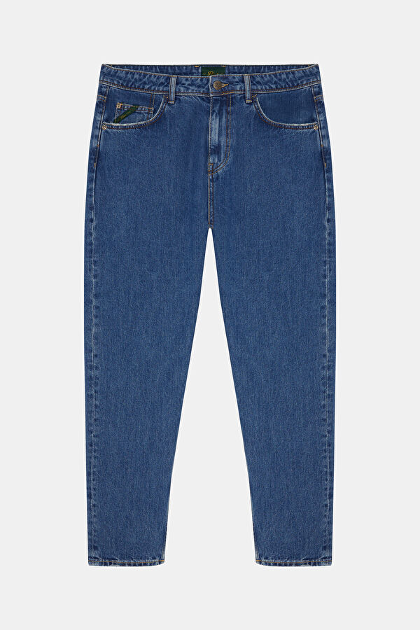 İndigo Slim Fit Erkek Jean Pantolon