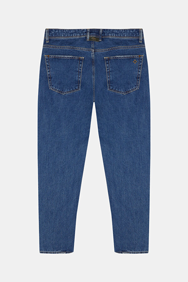 İndigo Slim Fit Erkek Jean Pantolon 2