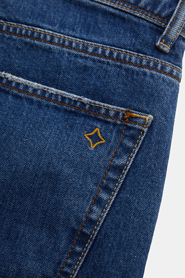 İndigo Slim Fit Erkek Jean Pantolon 6