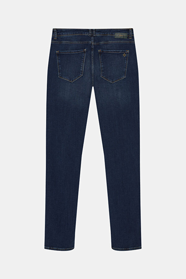 İndigo Straight Pamuk Elastan Erkek Jean Pantolon 2