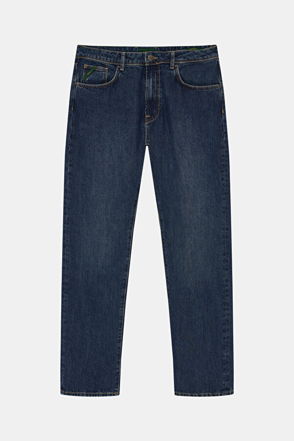 İndigo Straight Erkek Jean Pantolon